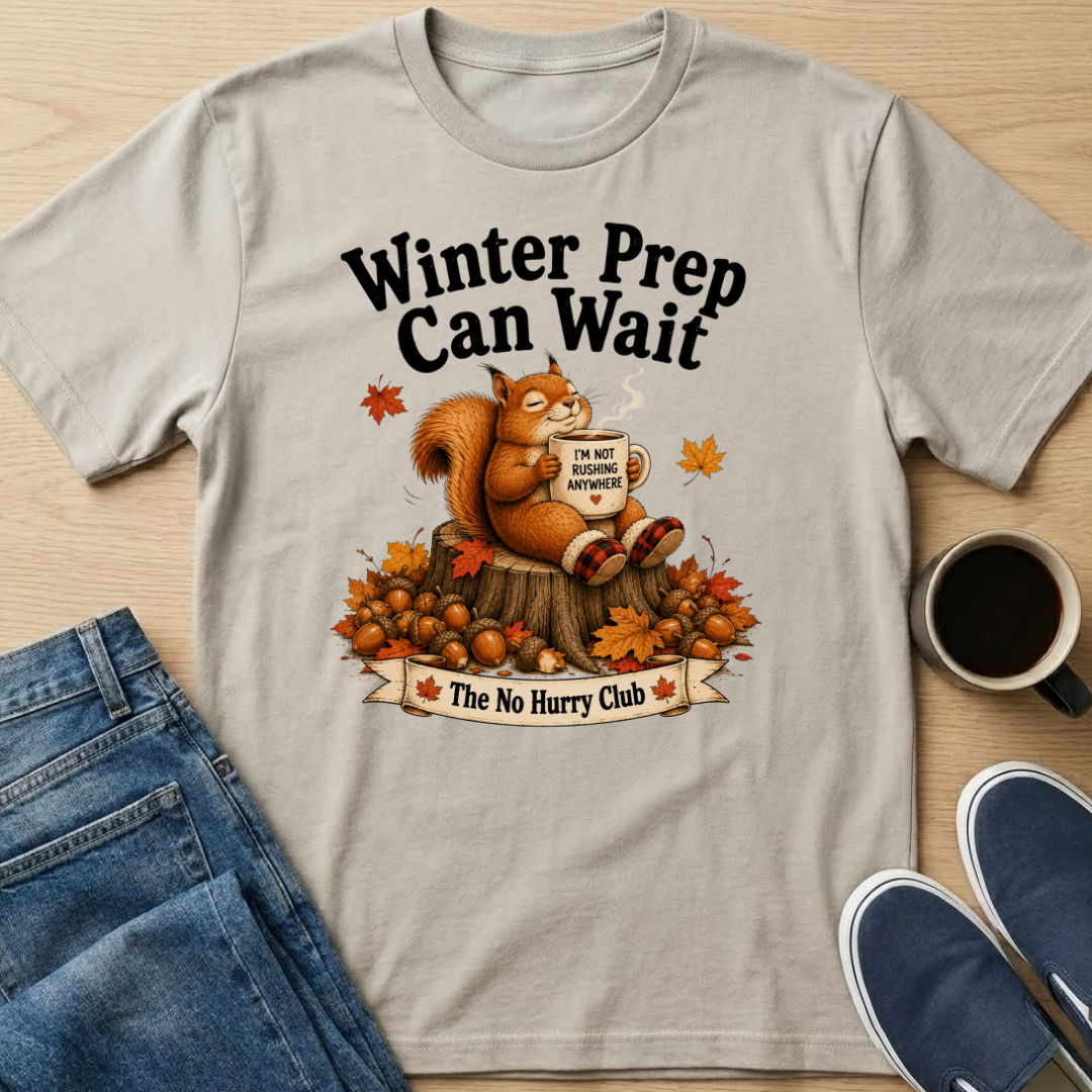 Winter Prep Squirrel T-Shirt