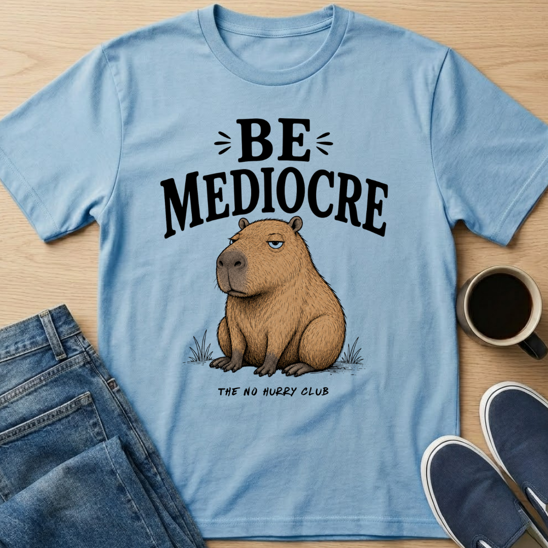 Be Mediocre Capybara T-Shirt