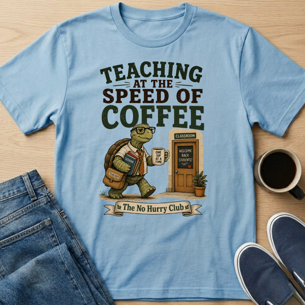 Teaching At The Speed Of Coffee T-Shirt