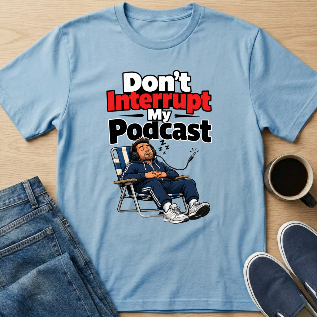 Podcast Man T-Shirt