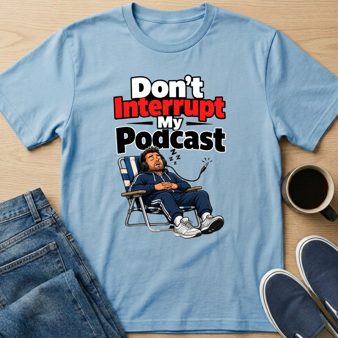 Podcast Man T-Shirt