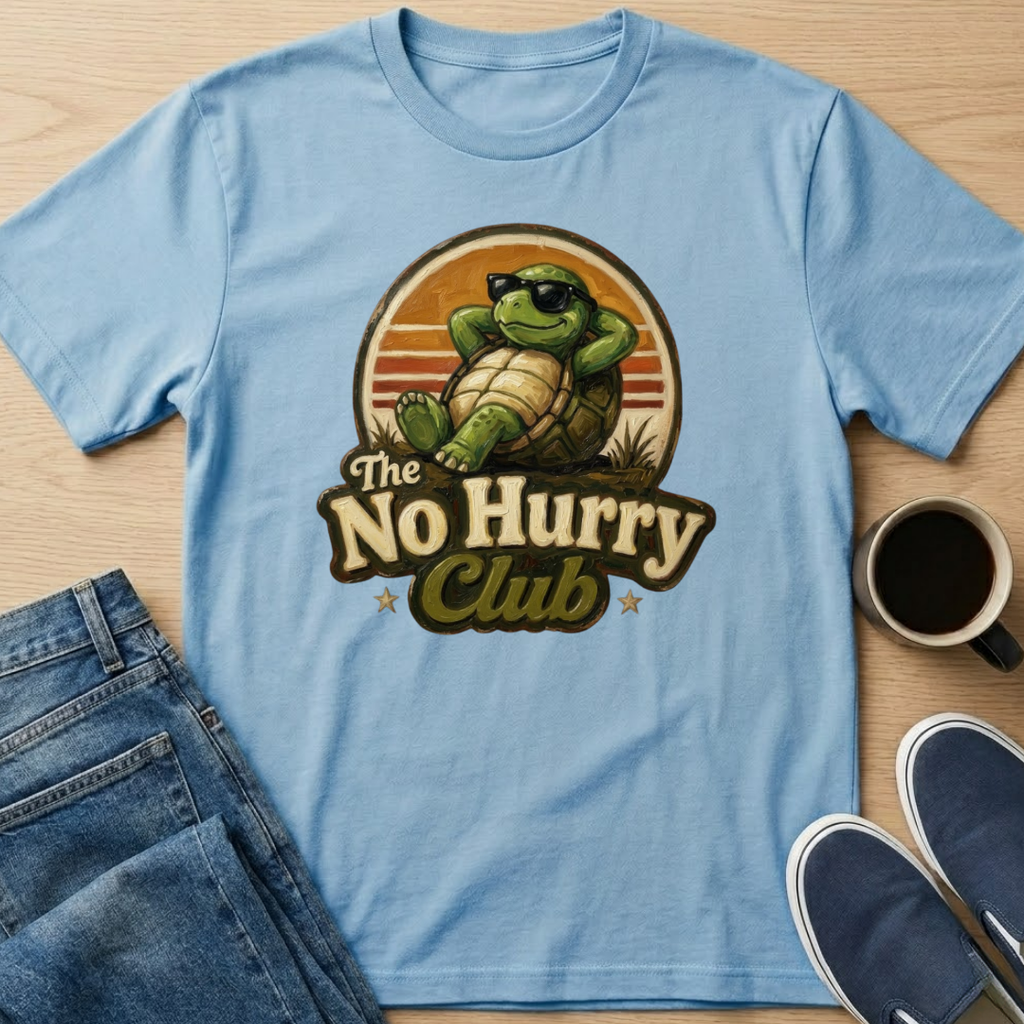 Turtle Sunset Painting T-Shirt
