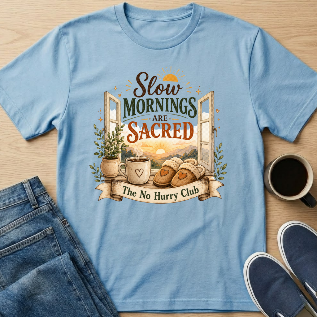 Slow Mornings Are Sacred T-Shirt