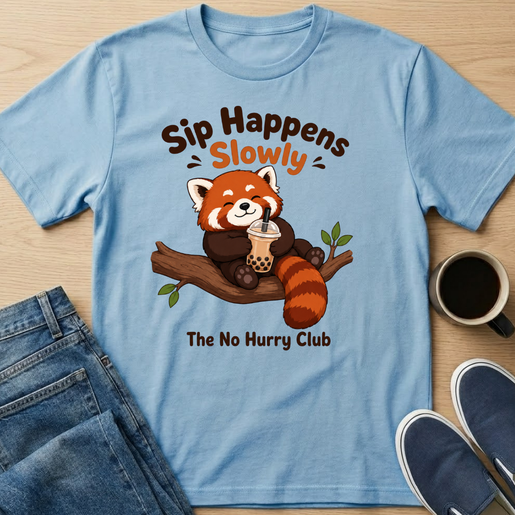 Sip Happens Slowly T-Shirt