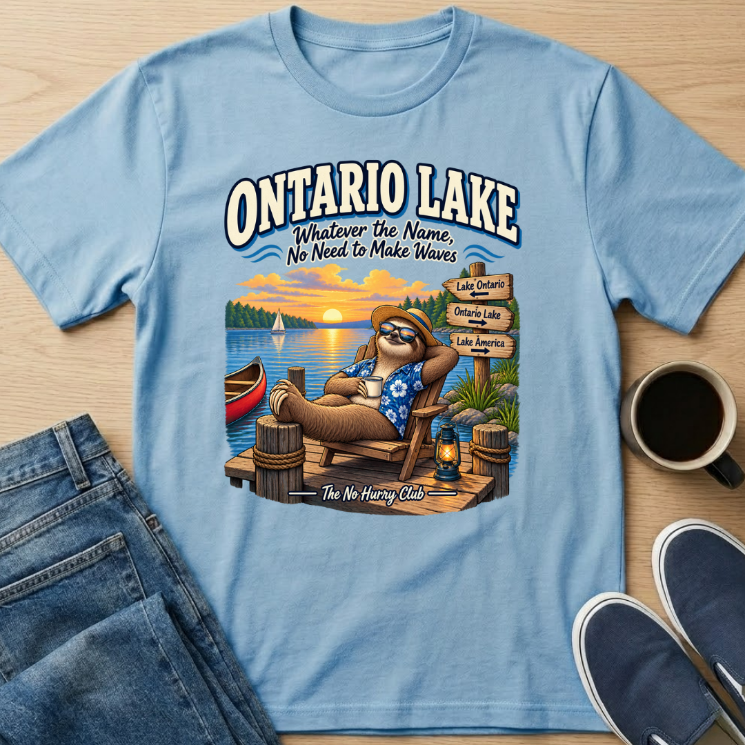 Ontario Lake Waves T-Shirt