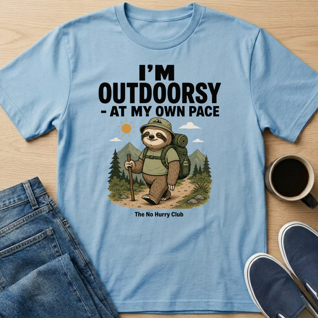 I'm Outdoorsy Sloth T-Shirt