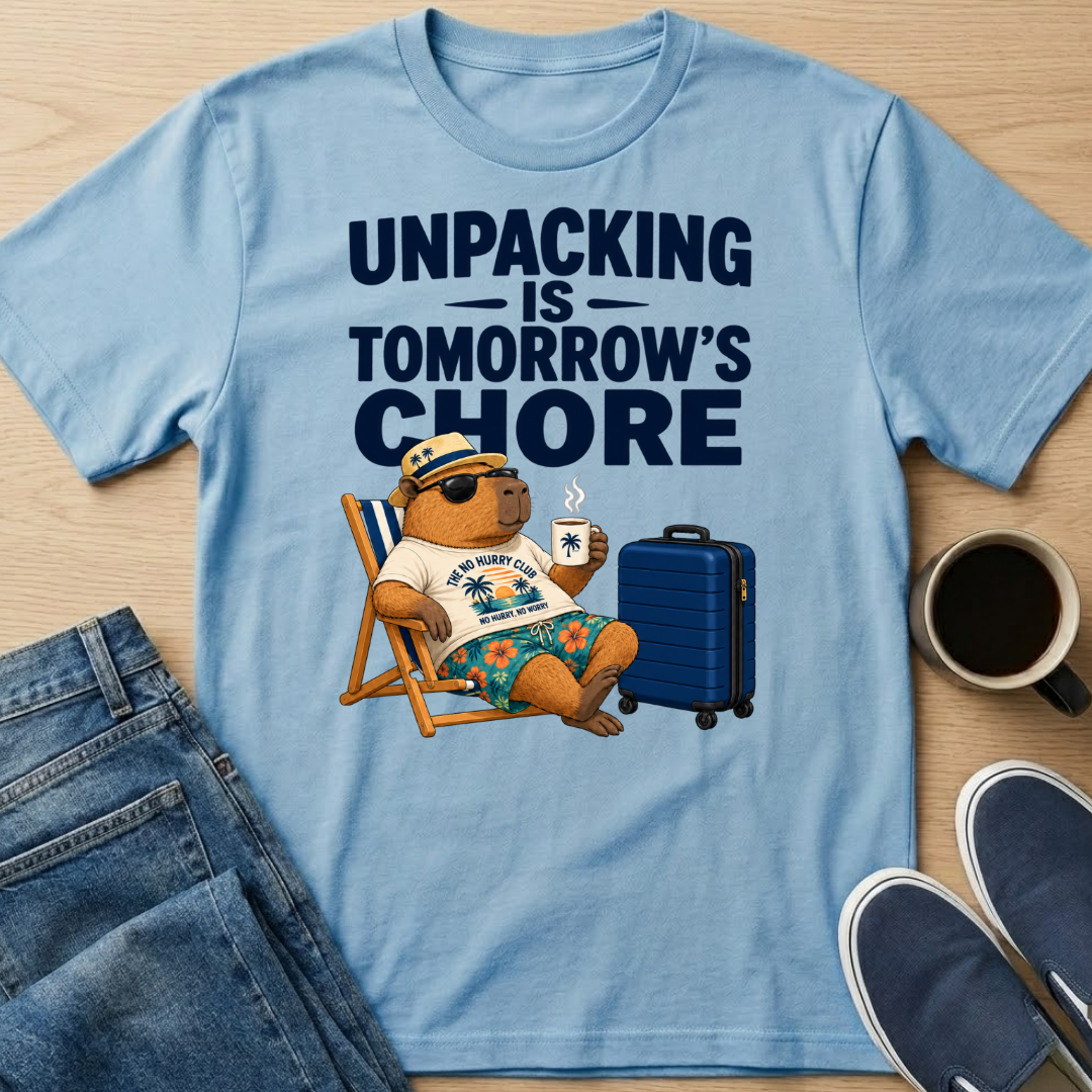 Unpacking Is Tomorrow's Chore T-Shirt