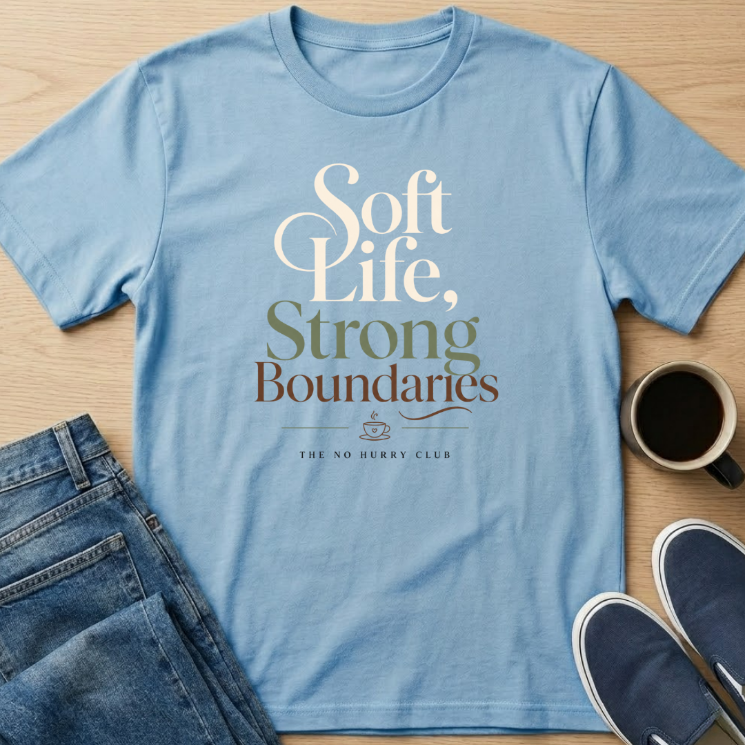 Soft Life Text T-Shirt