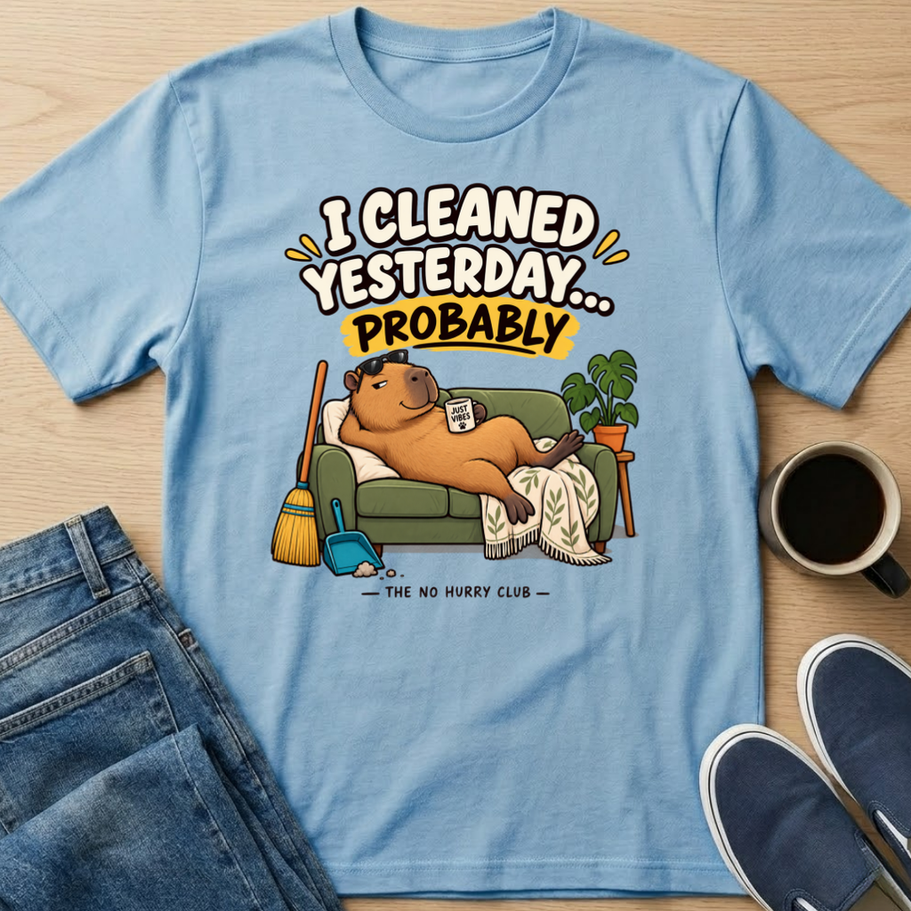 I Cleaned Yesterday T-Shirt