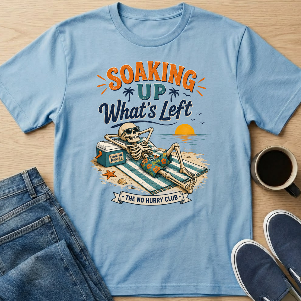 Soaking Up What's Left Skelly T-Shirt