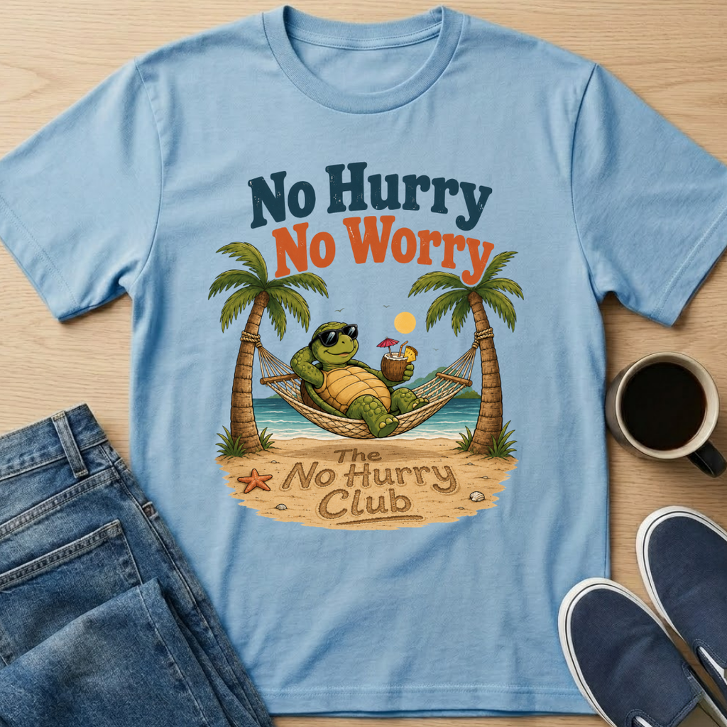 No Hurry No Worry Hammock T-Shirt