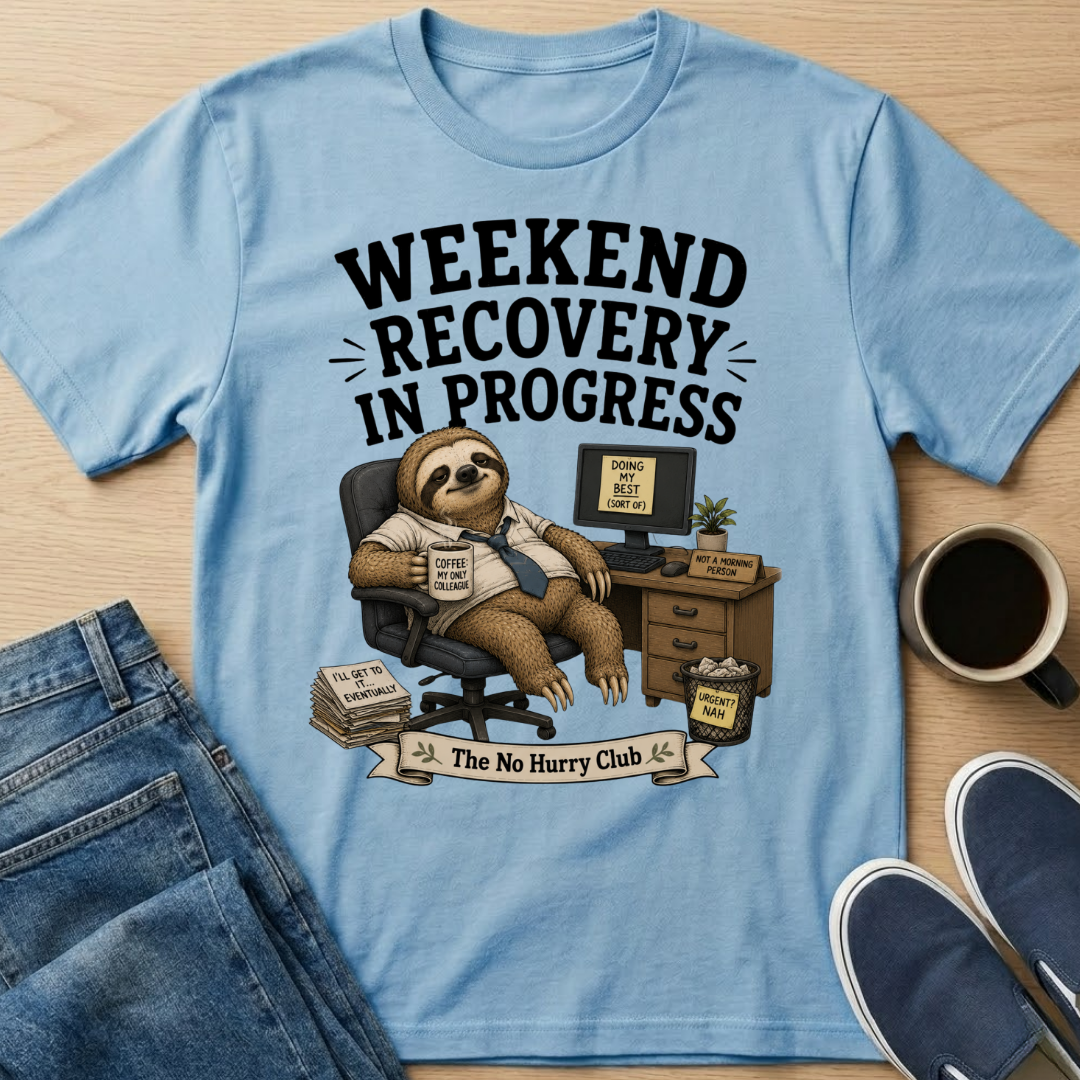 Weekend Recovery In Progress T-Shirt
