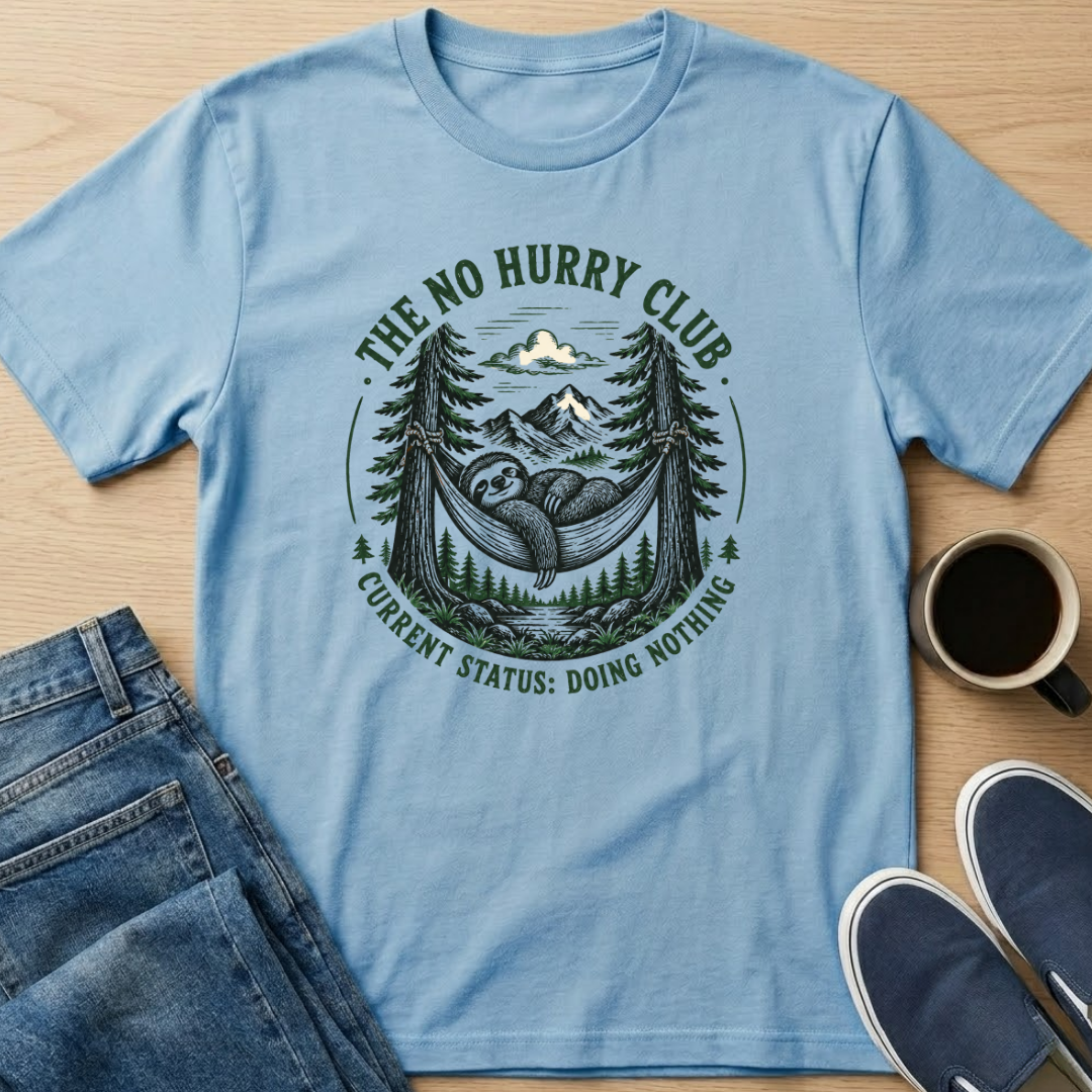 Doing Nothing Sloth T-Shirt