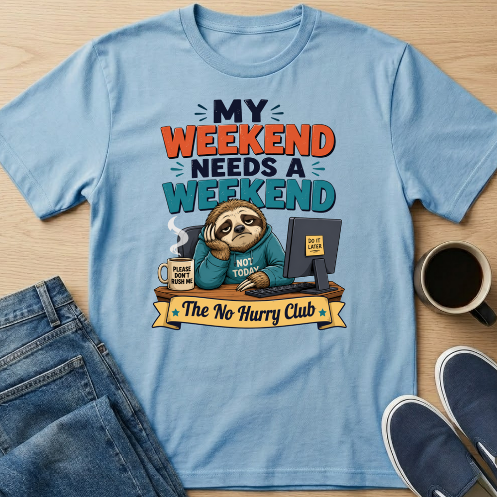 My Weekend Sloth T-Shirt