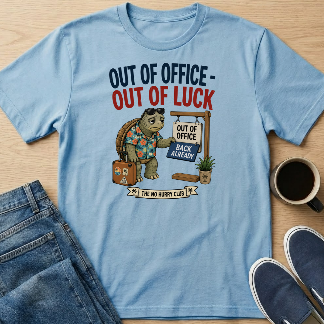 Out Of Office Turtle T-Shirt