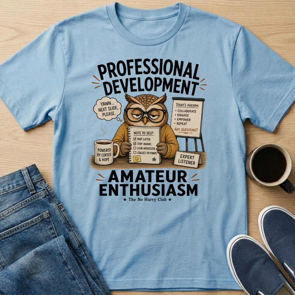 Amateur Enthusiasm Owl T-Shirt