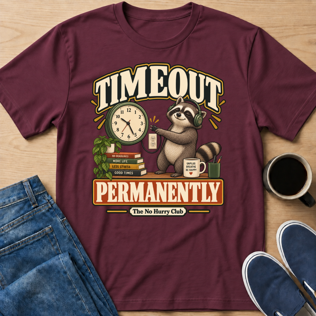 Timeout Raccoon T-Shirt