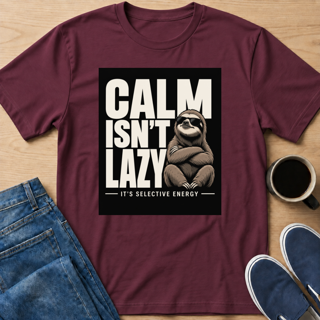 Calm Isn't Lazy T-Shirt