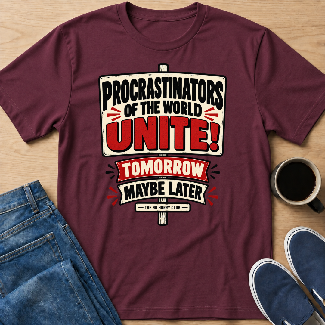 Procrastinators Unite T-Shirt