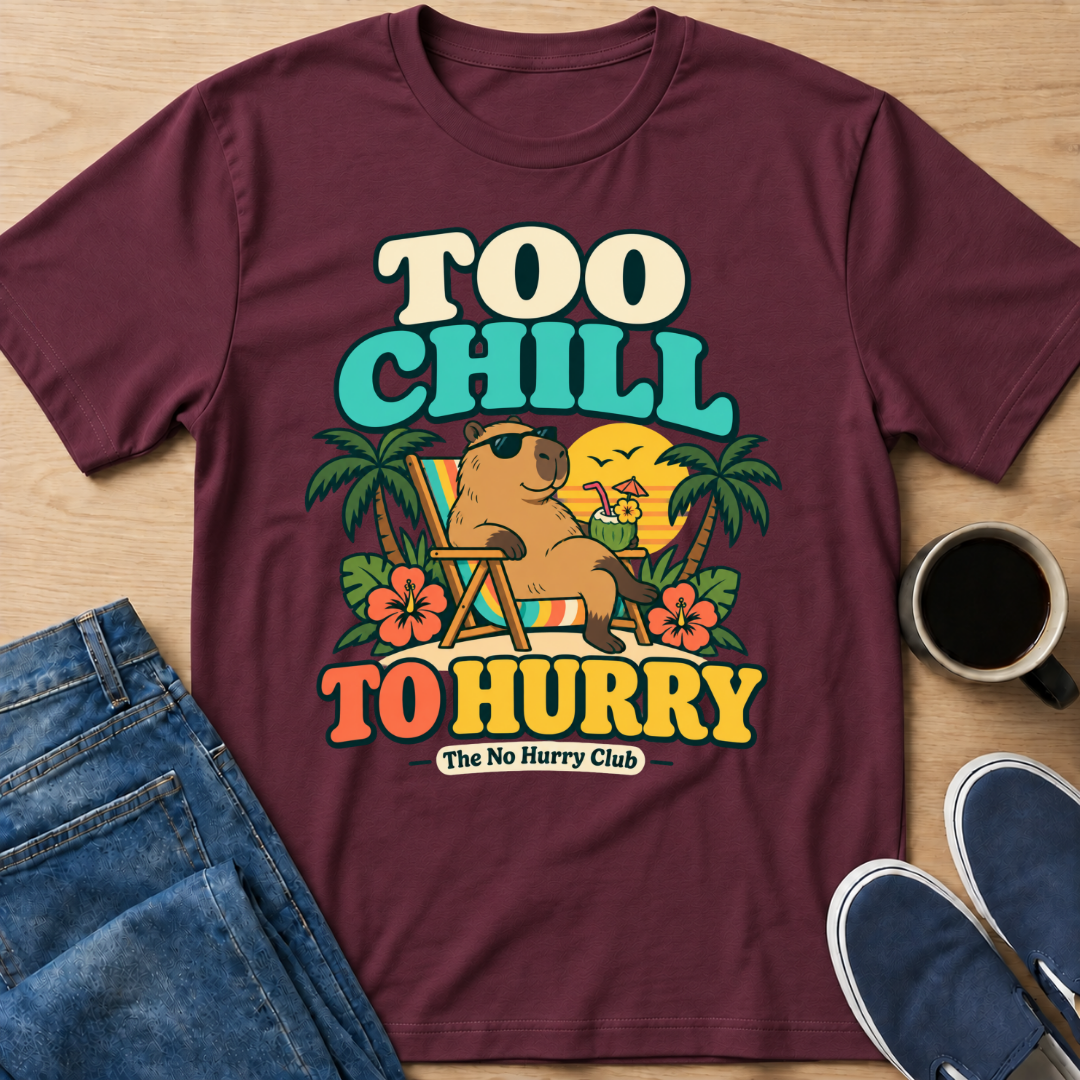 Too Chill Capybara T-Shirt