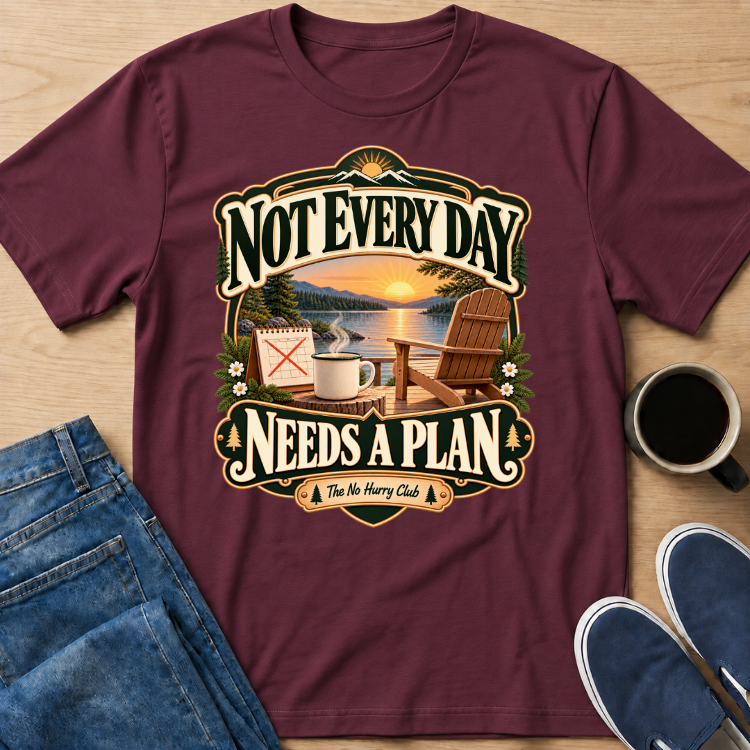 No Plans Lake T-Shirt