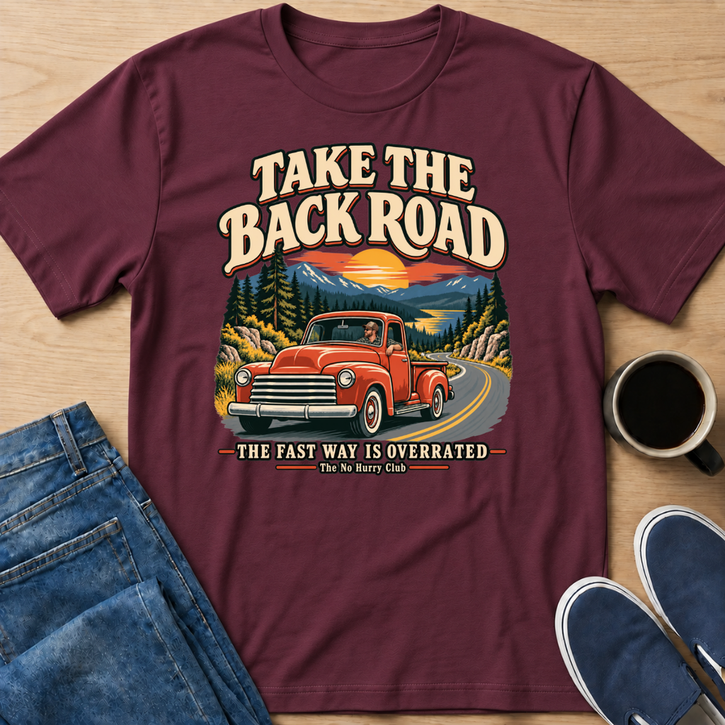 Back Road Red Truck T-Shirt