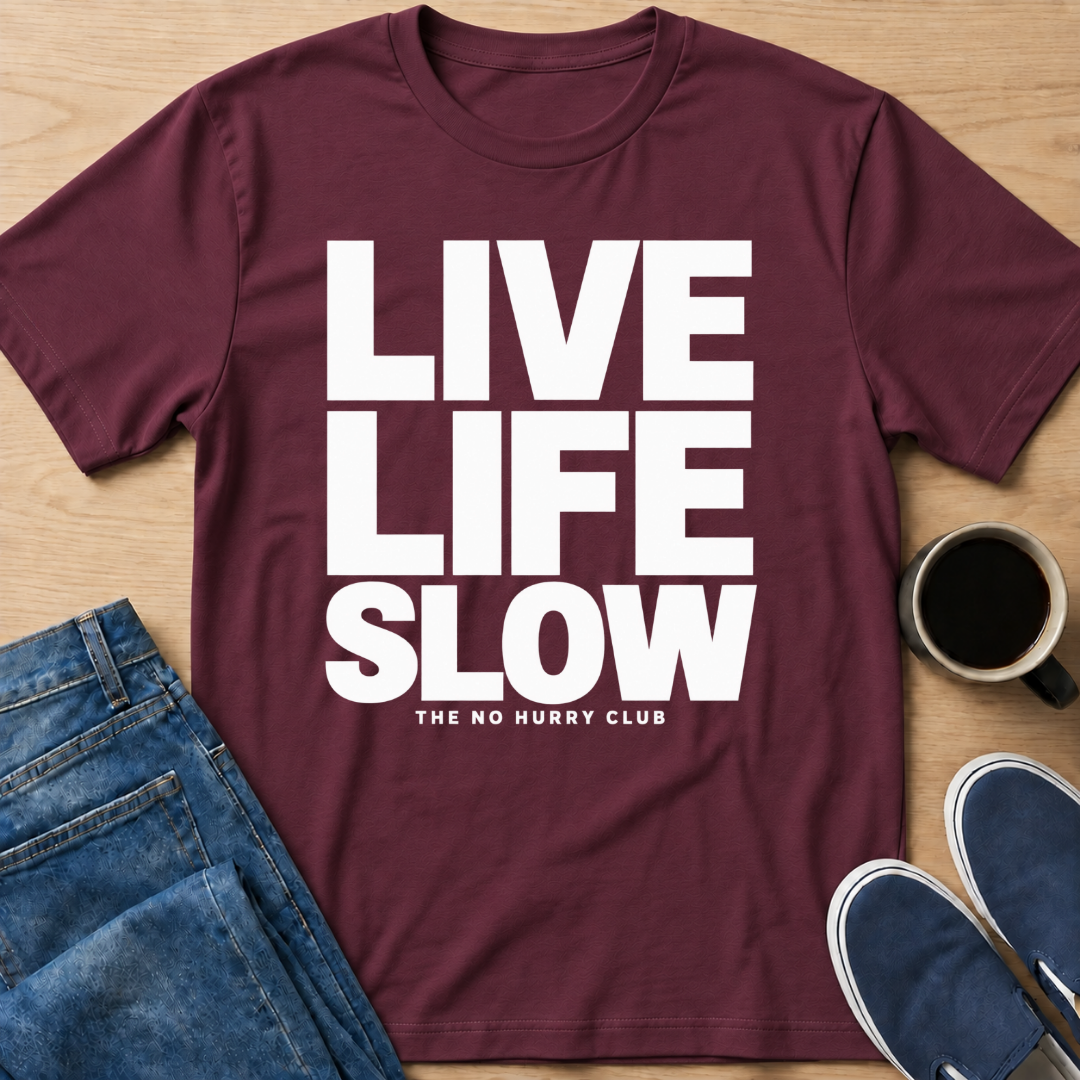 Live Life White T-Shirt