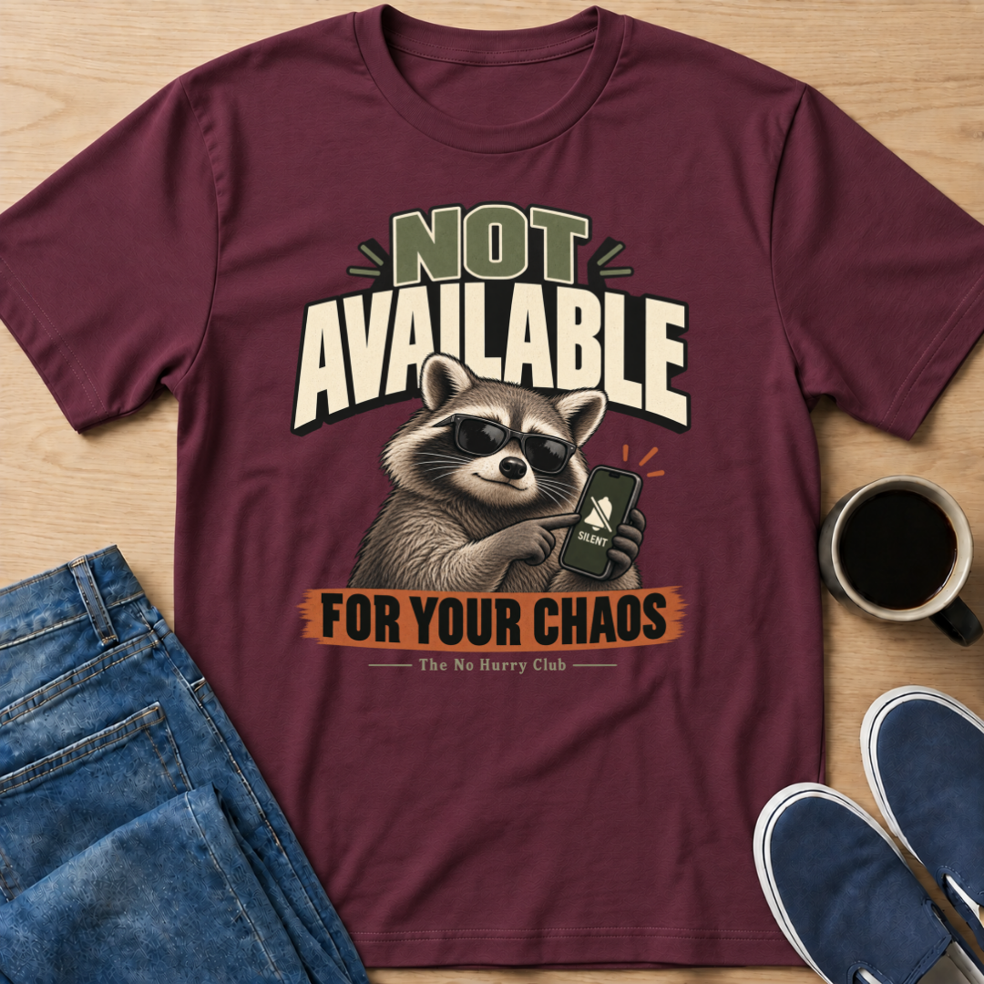 Not Available Raccoon T-Shirt