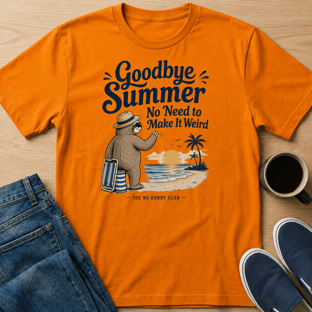 Goodbye Summer Sloth T-Shirt