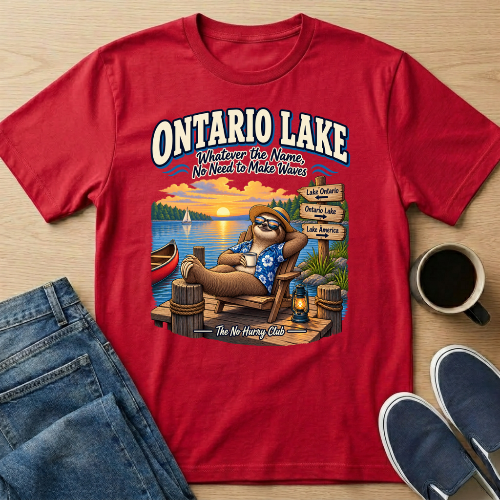 Ontario Lake Waves T-Shirt