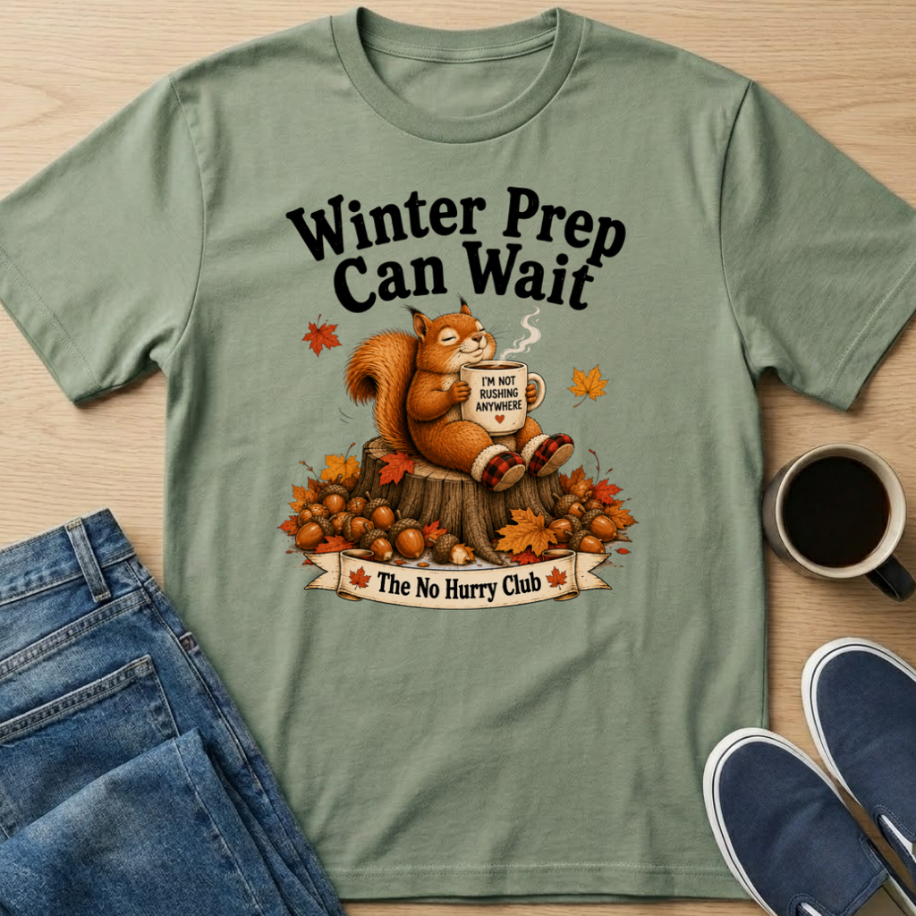 Winter Prep Squirrel T-Shirt
