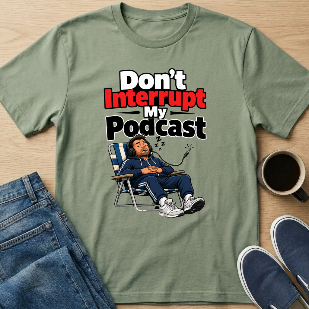 Podcast Man T-Shirt