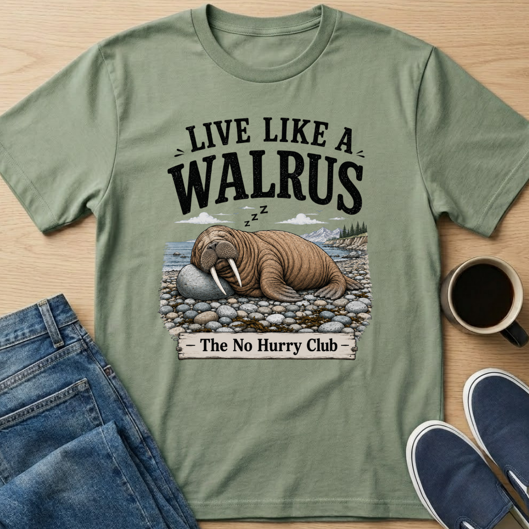 Live Like A Walrus T-Shirt