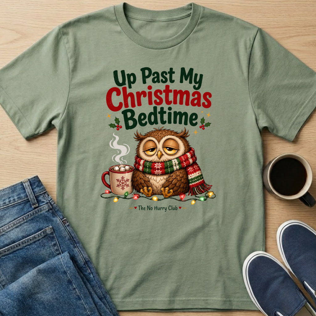 Christmas Bedtime Owl T-Shirt