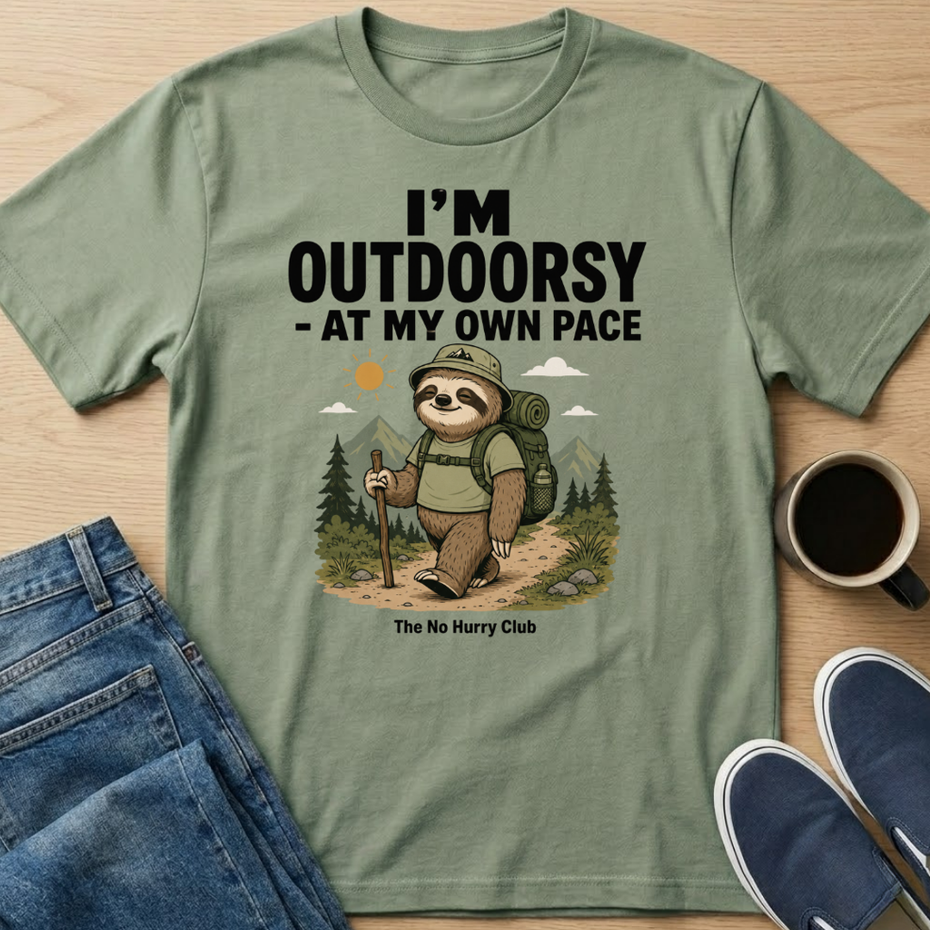 I'm Outdoorsy Sloth T-Shirt