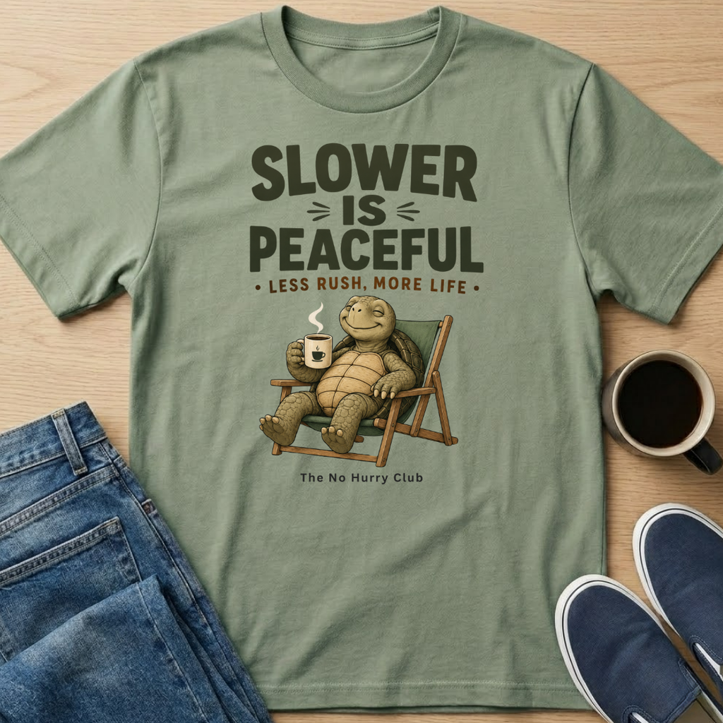 Slower Is Peaceful T-Shirt
