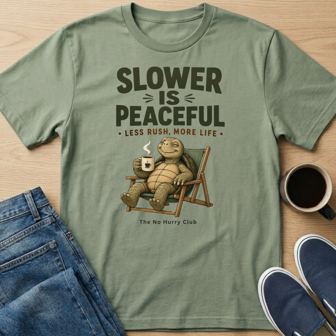 Slower Is Peaceful T-Shirt