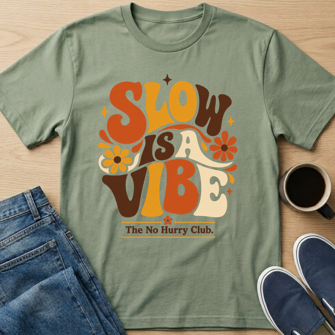 70's Slow Is A Vibe T-Shirt