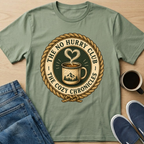 Cozy Chronicles Badge T-Shirt