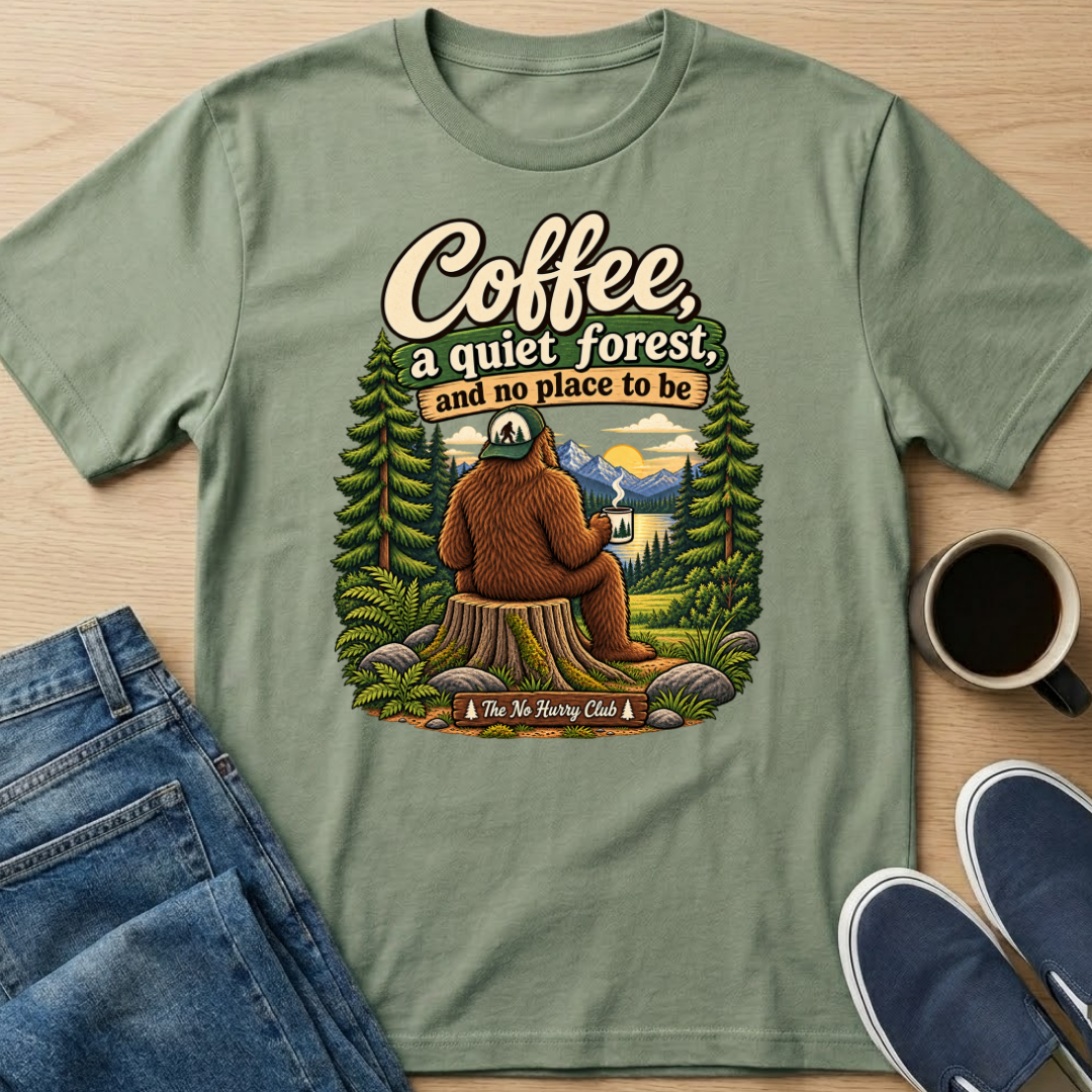 Sasquatch & Coffee T-Shirt