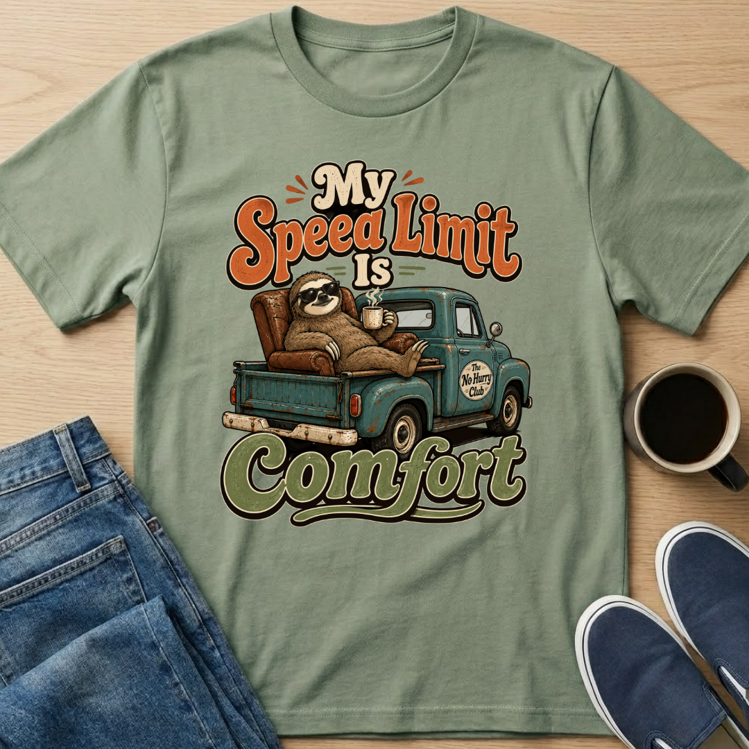 My Speed Limit Sloth T-Shirt