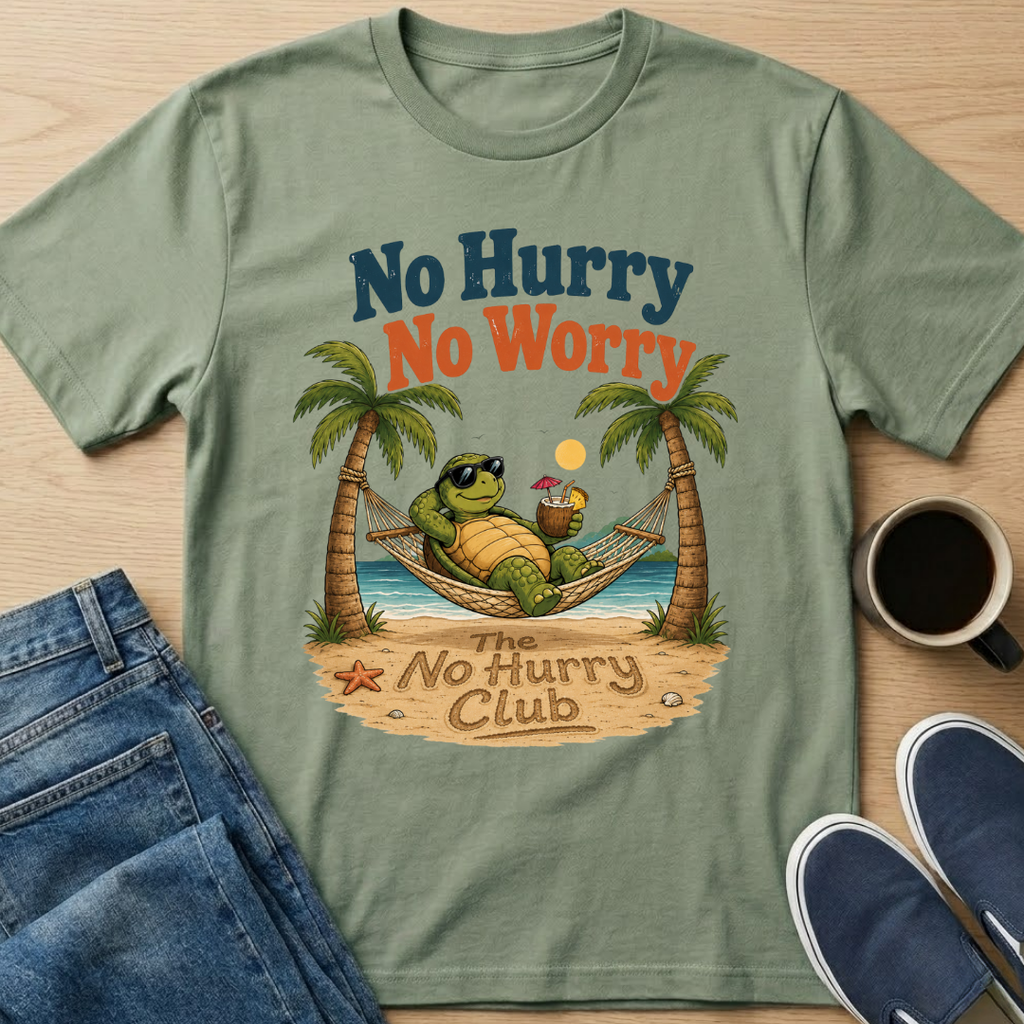 No Hurry No Worry Hammock T-Shirt
