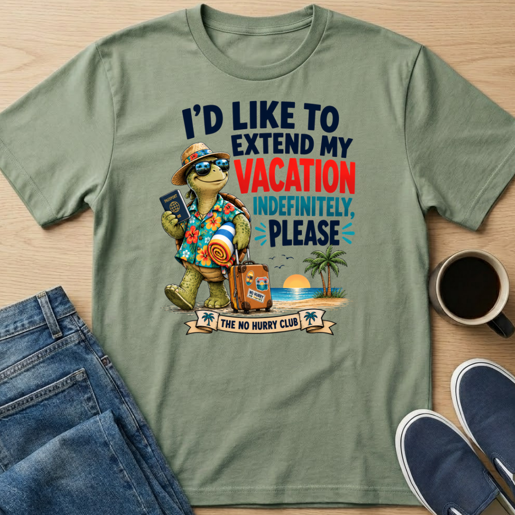 I'd Like To Extend My Vacation T-Shirt