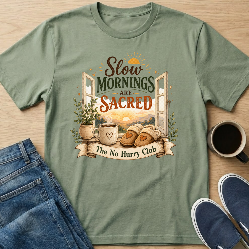 Slow Mornings Are Sacred T-Shirt
