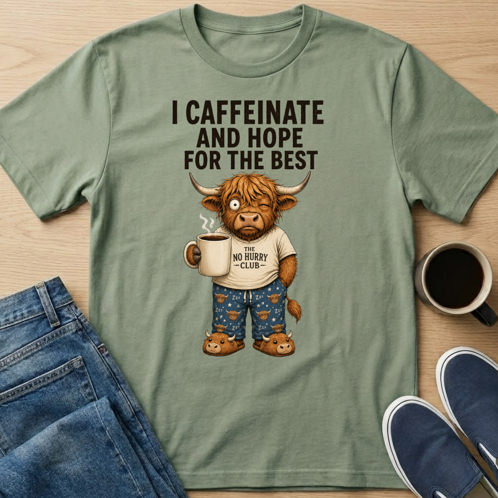 I Caffeinate Bull T-Shirt