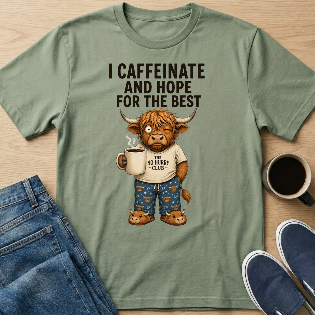 I Caffeinate Bull T-Shirt