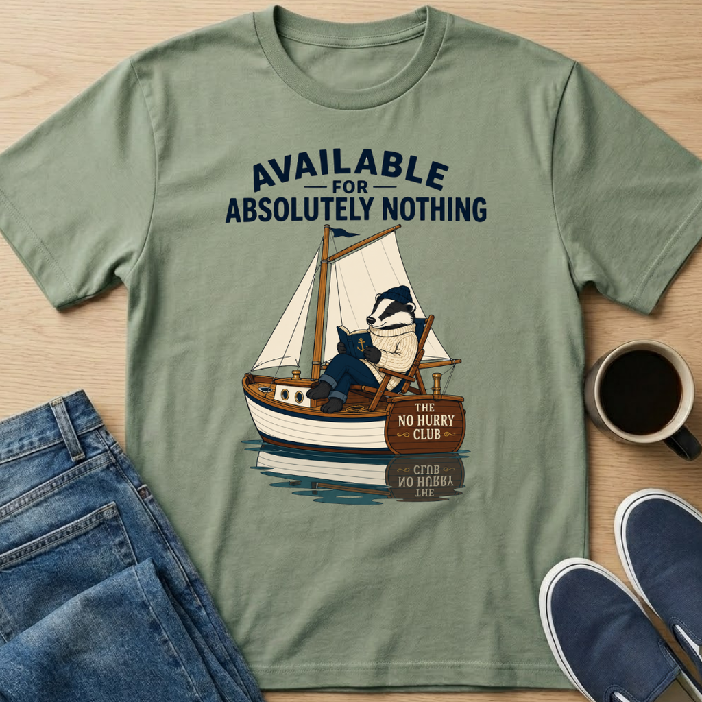 Sailboat Badger T-Shirt