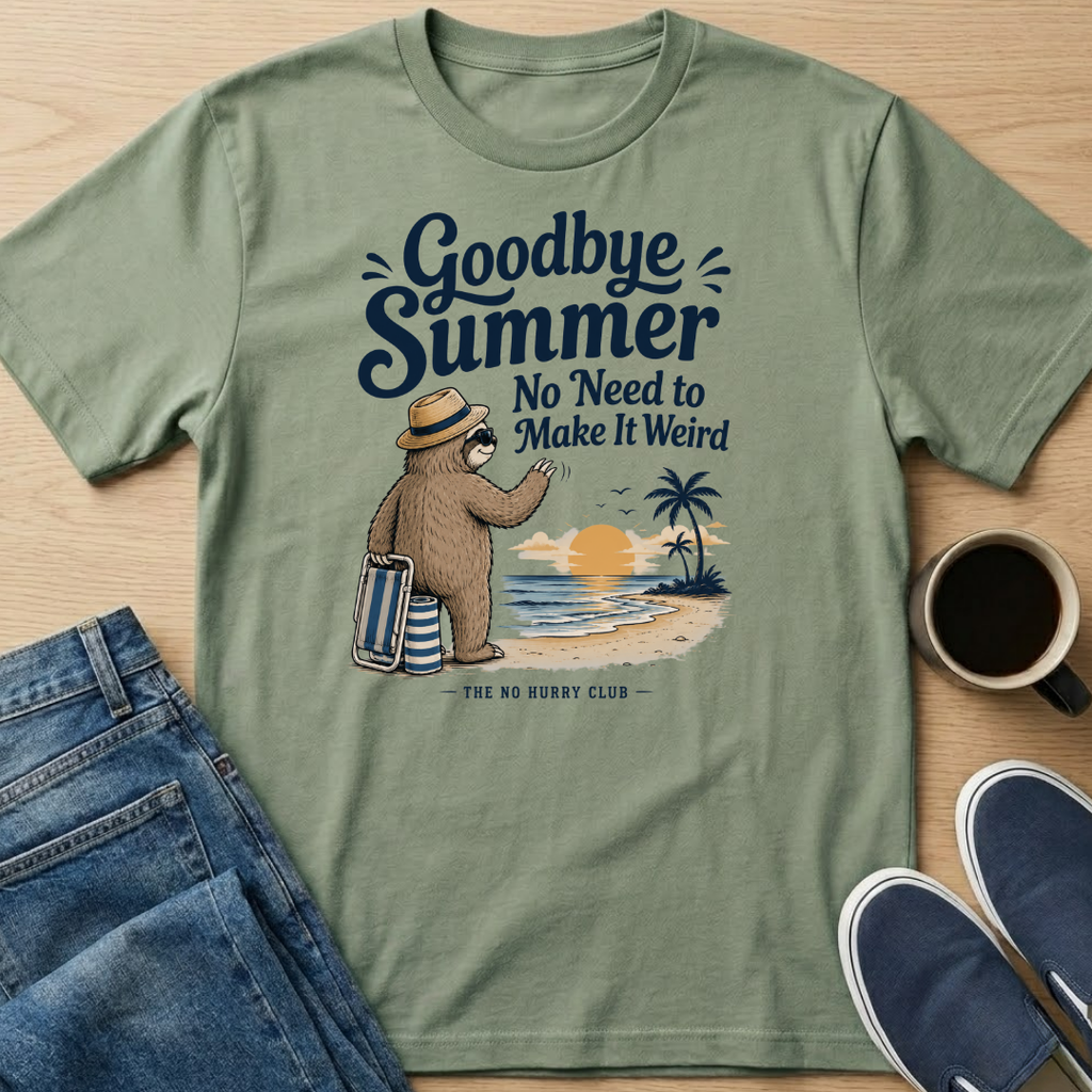 Goodbye Summer Sloth T-Shirt