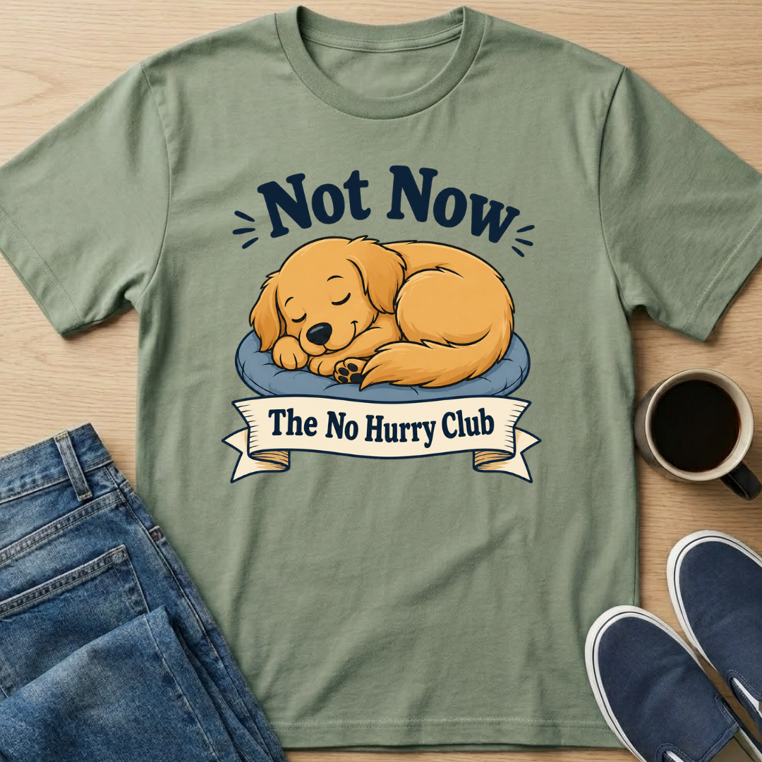 Not Now Dog T-Shirt