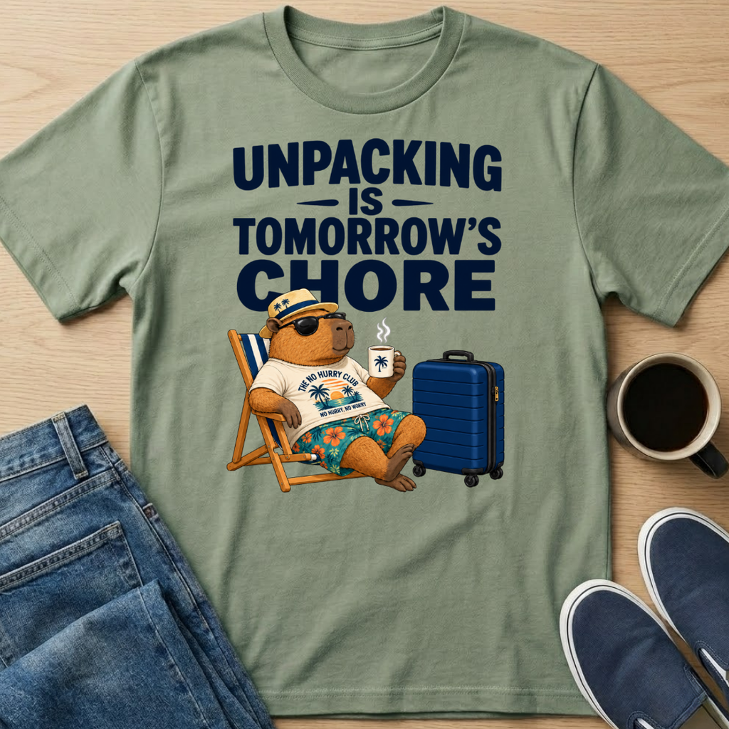 Unpacking Is Tomorrow's Chore T-Shirt
